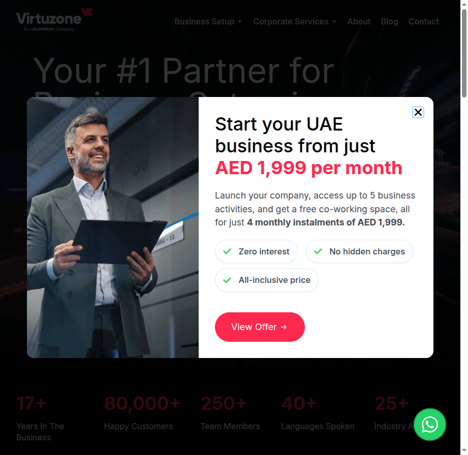 Virtuzone screenshot