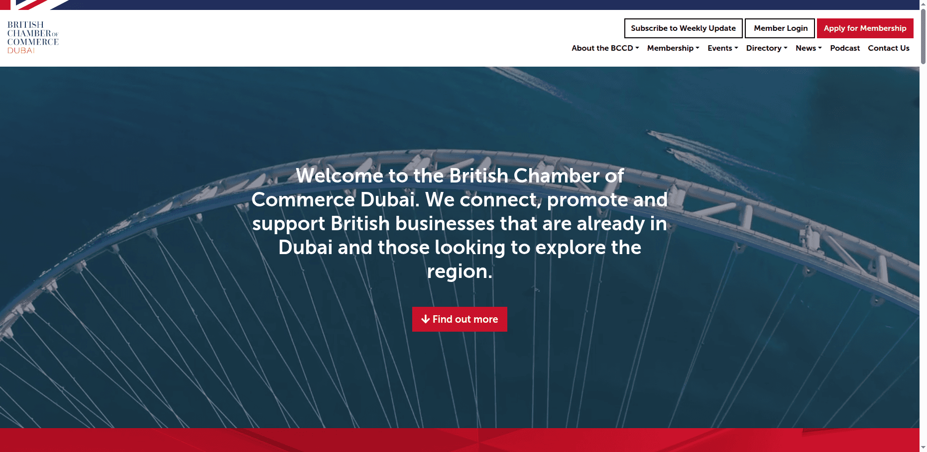 British Chamber Dubai screenshot